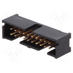 1 pcs x TE Connectivity - 5103308-5 - Socket, IDC, male, PIN: 20, straight, THT, gold-plated, 2.54mm, black