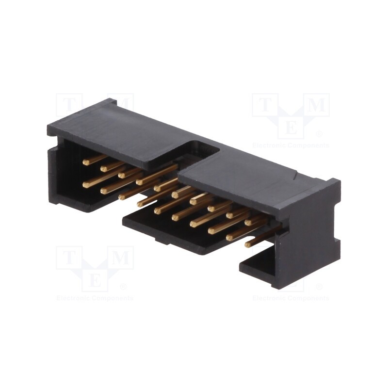 1 pcs x TE Connectivity - 5103308-5 - Socket, IDC, male, PIN: 20, straight, THT, gold-plated, 2.54mm, black