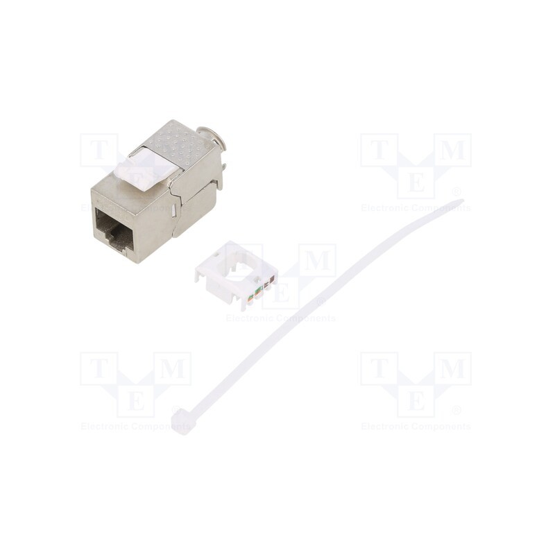 1 pcs x LOGILINK - NK4019 - Socket, RJ45, Cat: 6a, shielded,Keystone,PoE++, Layout: 8p8c, IDC