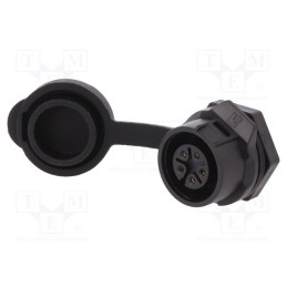 1 pcs x LUTRONIC - 2228 - Connector: circular, socket, size 16, 02, female, PIN: 5, for latch