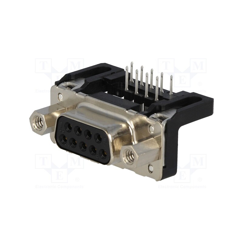 1 pcs x HARTING - 9661127603 - D-Sub, PIN: 9, socket, female, angled 90°, THT, UNC 4-40