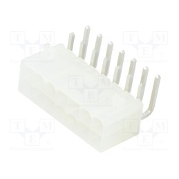 1 pcs x MOLEX - 39301140 - Socket, wire-board, male, Mini-Fit Jr, 4.2mm, PIN: 12, THT, PCB snap
