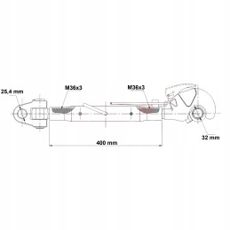 Central connector cat 2 3 640 960 fork hook