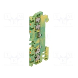 1 pcs x WEIDMu00dcLLER - 1552660000 A4C 1.5 PE - Splice terminal: rail, 1.5mm2, ways: 1, terminals: 4, yellow-green