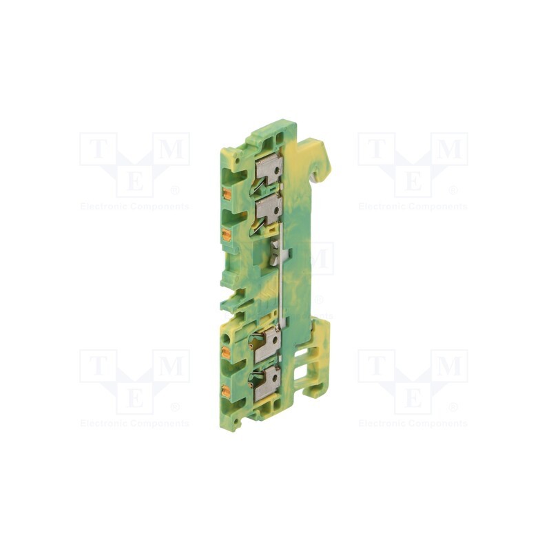 1 pcs x WEIDMu00dcLLER - 1552660000 A4C 1.5 PE - Splice terminal: rail, 1.5mm2, ways: 1, terminals: 4, yellow-green