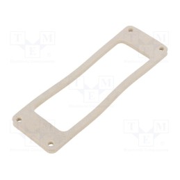 1 pcs x HARTING - 9370009944 - Gasket, Han® M, zinc alloy, Gasket: FPM, Colour: black, -40÷125°C