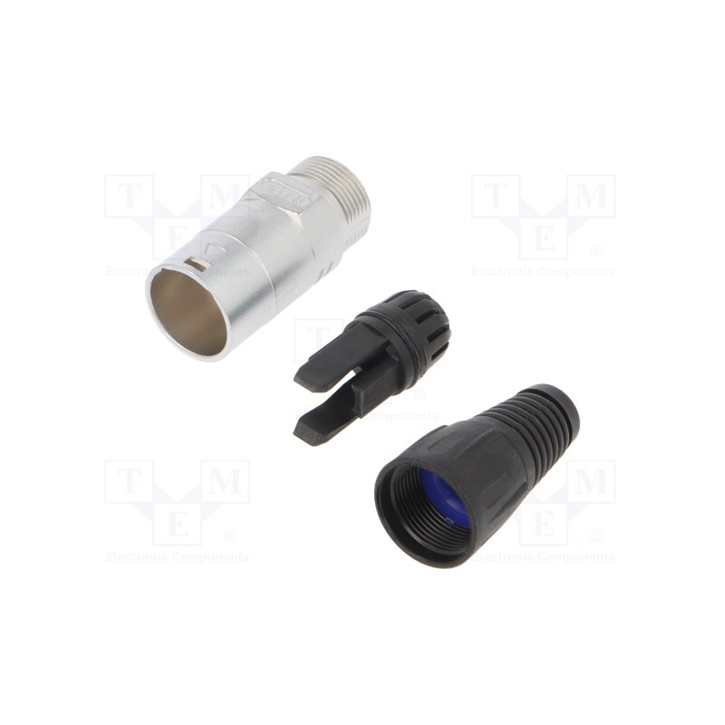 1 pcs x CLIFF - CP30220MIP65P - Plug, RJ45, Cat: 5e, w/o contacts,shielded, Layout: 8p8c, Mat: metal