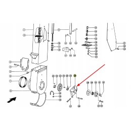 757258 0 conveyor shaft handle