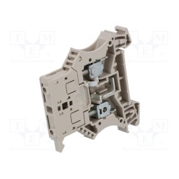 1 pcs x WEIDMu00dcLLER - 1011000000 WSI 6 - Splice terminal: rail, 6mm2, ways: 1, terminals: 2, beige, wemid
