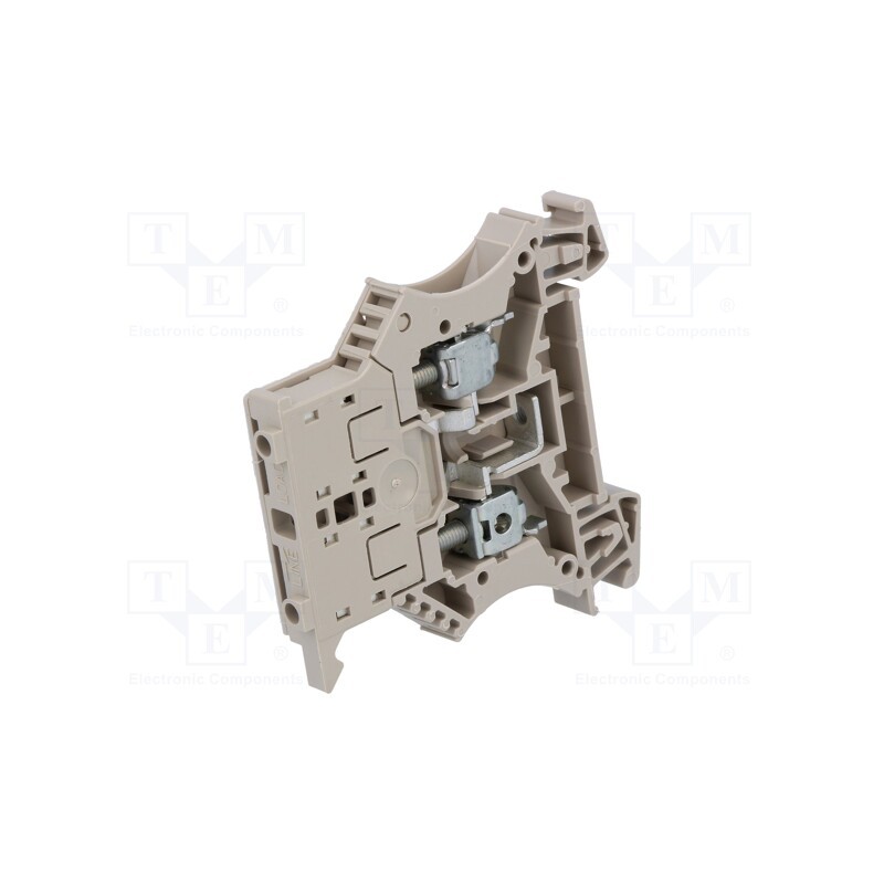 1 pcs x WEIDMu00dcLLER - 1011000000 WSI 6 - Splice terminal: rail, 6mm2, ways: 1, terminals: 2, beige, wemid
