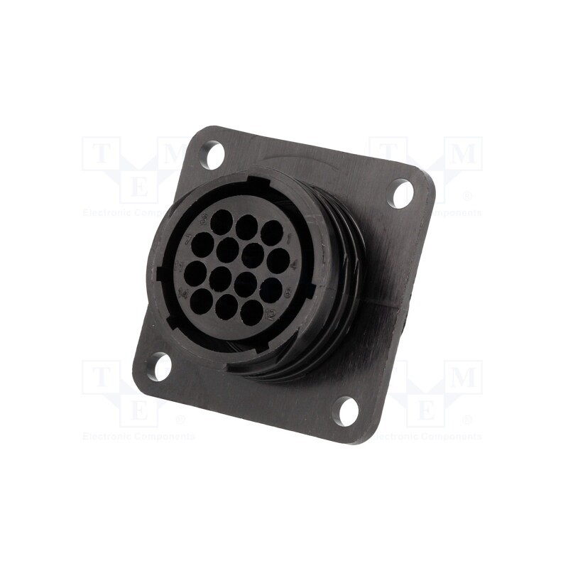 1 pcs x TE Connectivity - 206043-1 - Socket, female, PIN: 14, w/o contacts, CPC Series 1, size 17