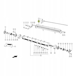 Fixed knife claas 060030 0 replacement 30250600300