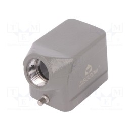 1 pcs x DEGSON ELECTRONICS - D6B-SE-2G-PG16 - Enclosure: for HDC connectors, size D6B, for cable, for latch
