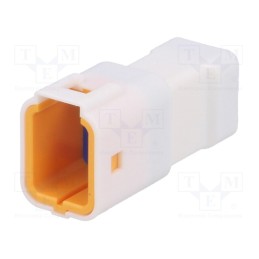 1 pcs x JST - 06T-JWPF-VSLE-D - Plug, wire-wire, male, JWPF, 2mm, PIN: 6, w/o contacts, 100V, 3A, IPX7