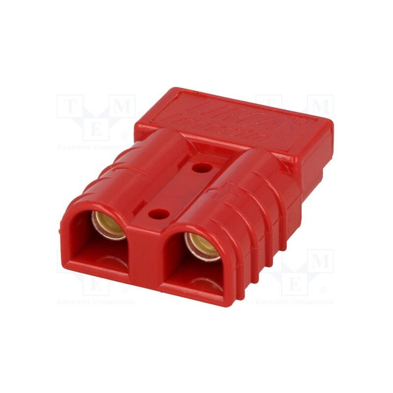 1 pcs x ENCITECH - 1130-0201-02 - Plug, wire-wire, hermaphrodite, PIN: 2, for cable, crimped, red