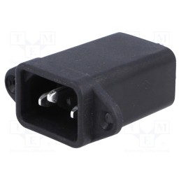 1 pcs x FILTERCON - FW414-2R - Connector: AC supply, socket, male, 1A, 250VAC, IEC 60320, C14 (E)