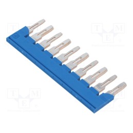 1 pcs x PHOENIX CONTACT - 3032606 - Comb bridge, ways: 10, blue, Width: 8mm, UL94V-0