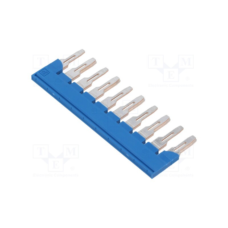 1 pcs x PHOENIX CONTACT - 3032606 - Comb bridge, ways: 10, blue, Width: 8mm, UL94V-0