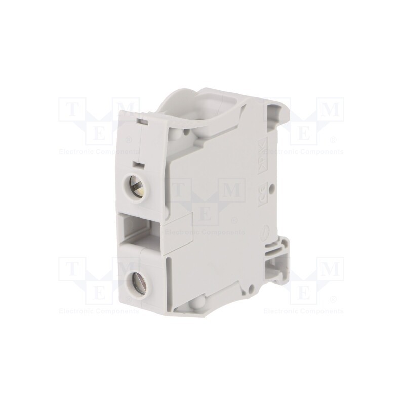 1 pcs x TE Connectivity - 1SNK516011R0000 (ZS50) - Splice terminal: rail, 1÷50mm2, ways: 1, terminals: 2, grey, SNK
