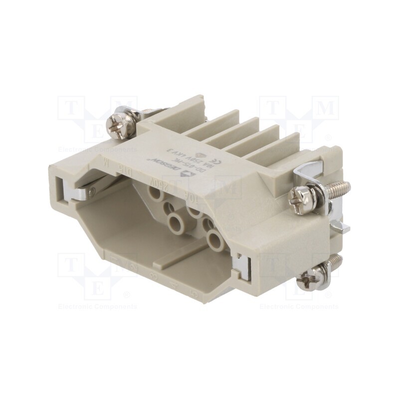 1 pcs x DEGSON ELECTRONICS - DD-015-MC - Connector: HDC, contact insert, male, DD, PIN: 15, 15+PE, size D10A
