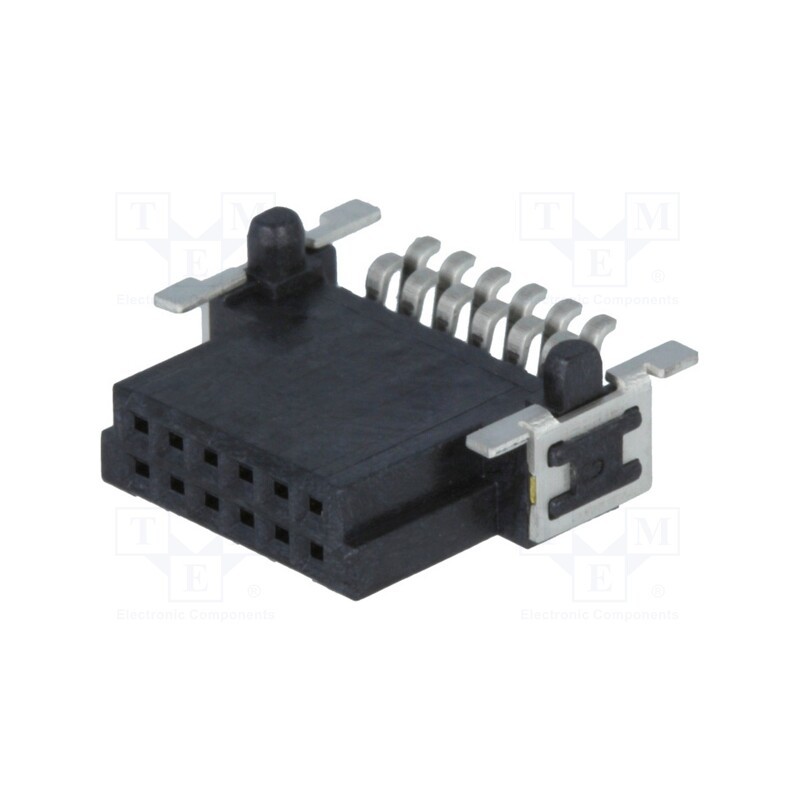 1 pcs x HARTING - 15250122601333 - Connector: PCB to PCB, female, PIN: 12, 1.27mm, har-flex®, 2.3A, SMT