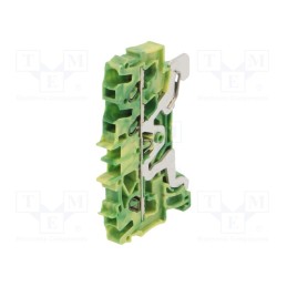 1 pcs x WAGO - 2002-1307 - Splice terminal: rail, 2.5mm2, ways: 1, terminals: 3, yellow-green