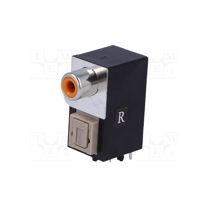 1 pcs x CLIFF - ORJ-6 FCR684206R - Connector: optical (Toslink) + RCA, with cover, angled 90°, THT
