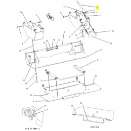 Armrest actuator cva for mini excavator cat
