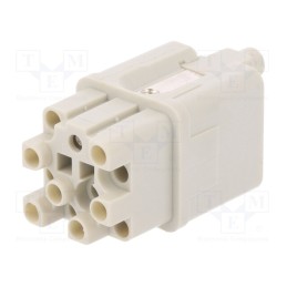 1 pcs x MOLEX - 93601-0447 - Connector: HDC, contact insert, female, S-Q12/0, PIN: 13, 12+PE