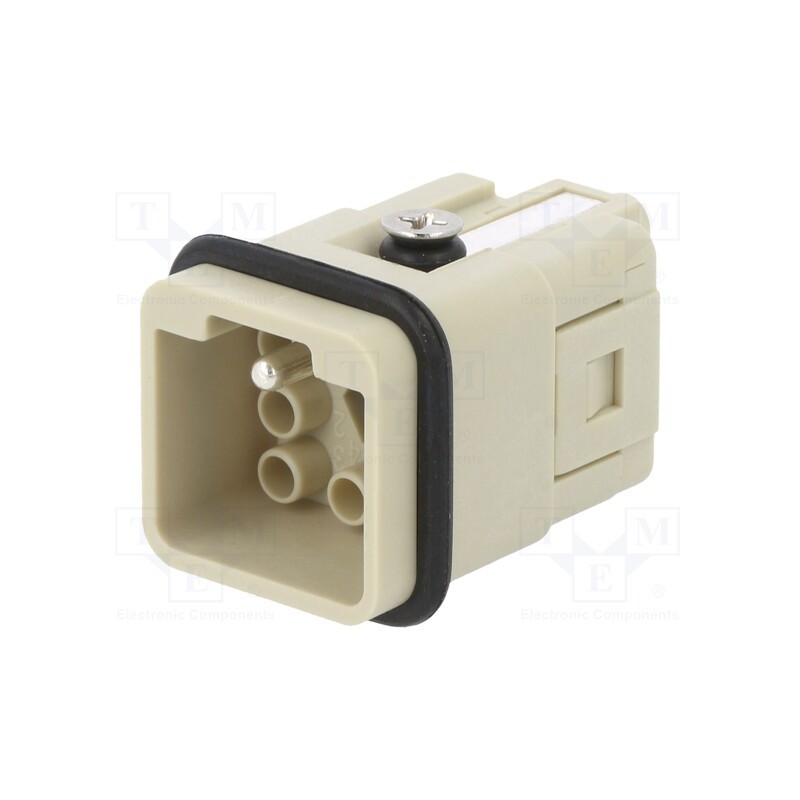 1 pcs x DEGSON ELECTRONICS - DQ-007-MC - Connector: HDC, contact insert, male, DQ, PIN: 7, 7+PE, size D3A