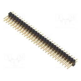 1 pcs x FISCHER ELEKTRONIK - SL2.025.56G - Pin header, pin strips, male, PIN: 56, straight, 2.54mm, THT, 2x28