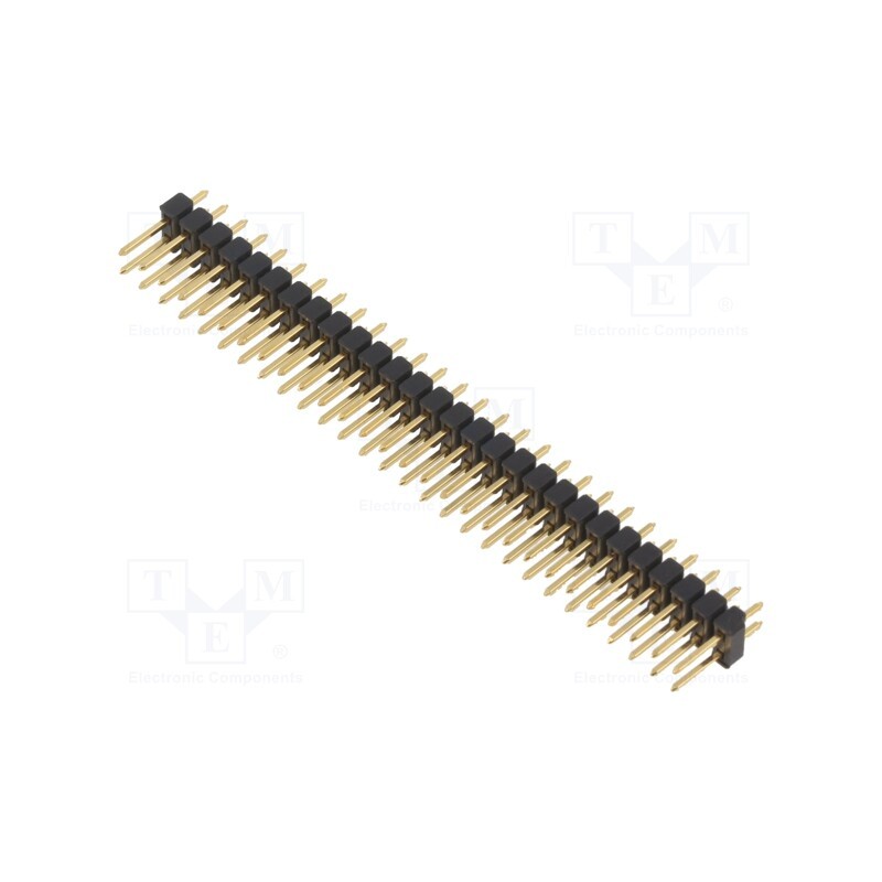 1 pcs x FISCHER ELEKTRONIK - SL2.025.56G - Pin header, pin strips, male, PIN: 56, straight, 2.54mm, THT, 2x28