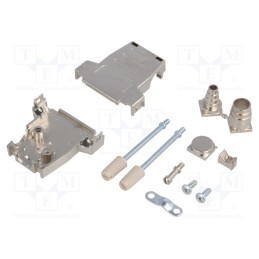 1 pcs x ENCITECH - DSSK15-M-DBS-K - D-Sub, PIN: 15, plug, female, soldering, for cable, black