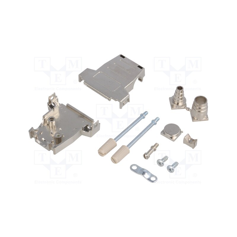 1 pcs x ENCITECH - DSSK15-M-DBS-K - D-Sub, PIN: 15, plug, female, soldering, for cable, black