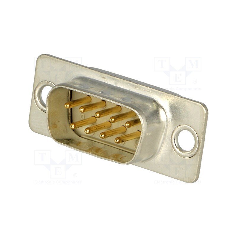 1 pcs x HARTING - 9670095604 - D-Sub, PIN: 9, plug, male, soldering, Type: turned contacts