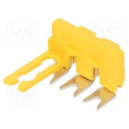 1 pcs x TE Connectivity - 1SNK900653R0000 (SC-JB8-3) - Comb bridge, ways: 3, yellow, Width: 8mm, SNK, Ht: 24.6mm, -55÷110°C