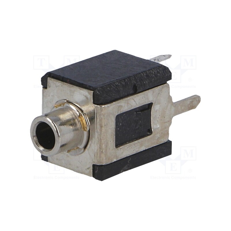 1 pcs x SWITCHCRAFT - MDPC2A - Socket, Jack 2,5mm, female, mono, ways: 2, THT, Des: on/off switch