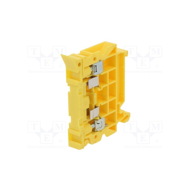 1 pcs x POKu00d3J - A11-5N31 - Splice terminal: rail, 0.5÷4mm2, ways: 1, terminals: 2, yellow, TS35