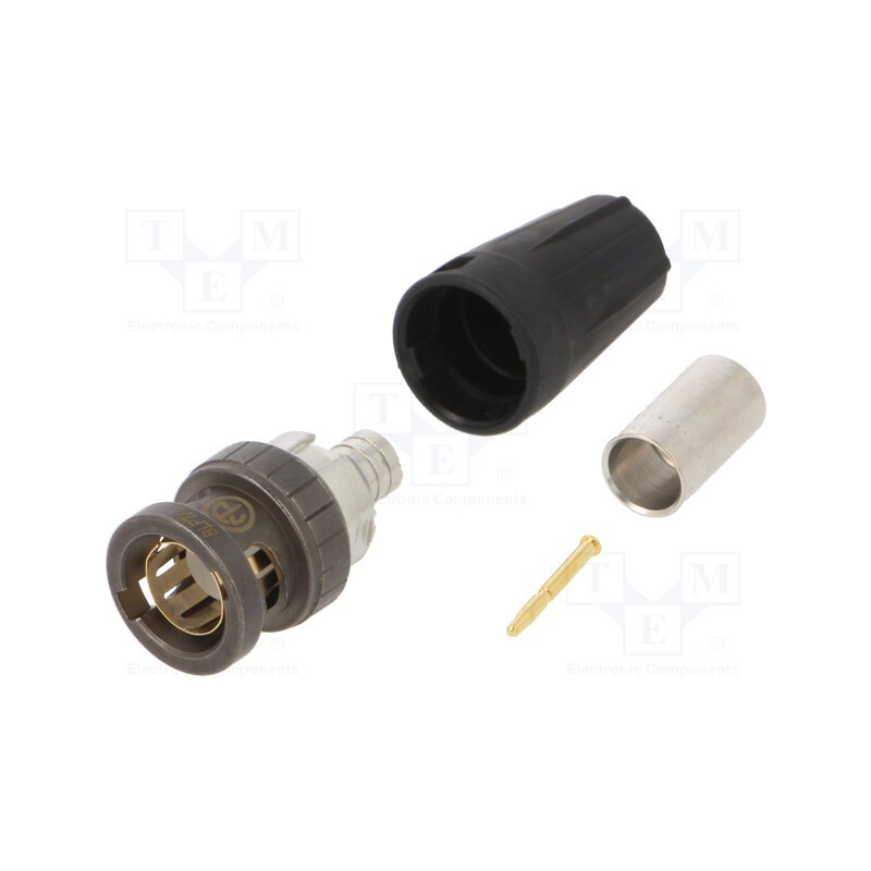 1 pcs x NEUTRIK - NBNC75BLP7X - REAR-TWIST UHD BNC CABLE CONNECTOR