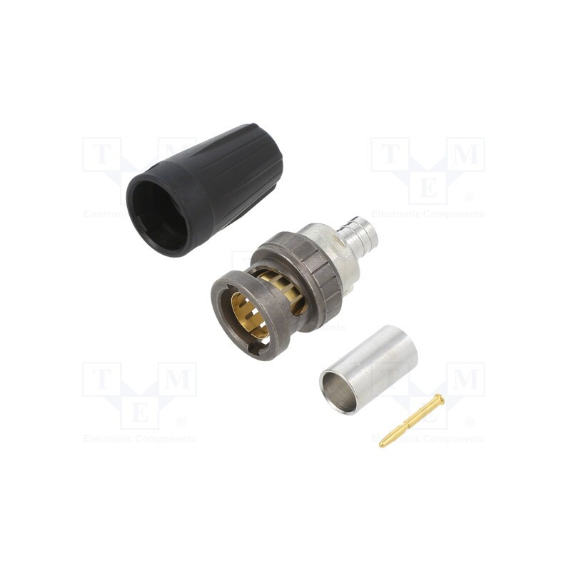 1 pcs x NEUTRIK - NBNC75BLP9X - REAR-TWIST UHD BNC CABLE CONNECTOR