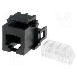 1 pcs x TE Connectivity - 216000-2 - Socket, RJ12, PIN: 6, gold-plated, Layout: 6p6c, 26AWG÷22AWG, IDC