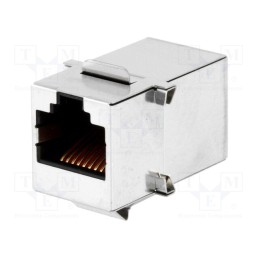 1 pcs x MH CONNECTORS - MH3101S-8821 - Coupler, Cat: 5, shielded, Layout: 8p8c, RJ45 socket,both sides