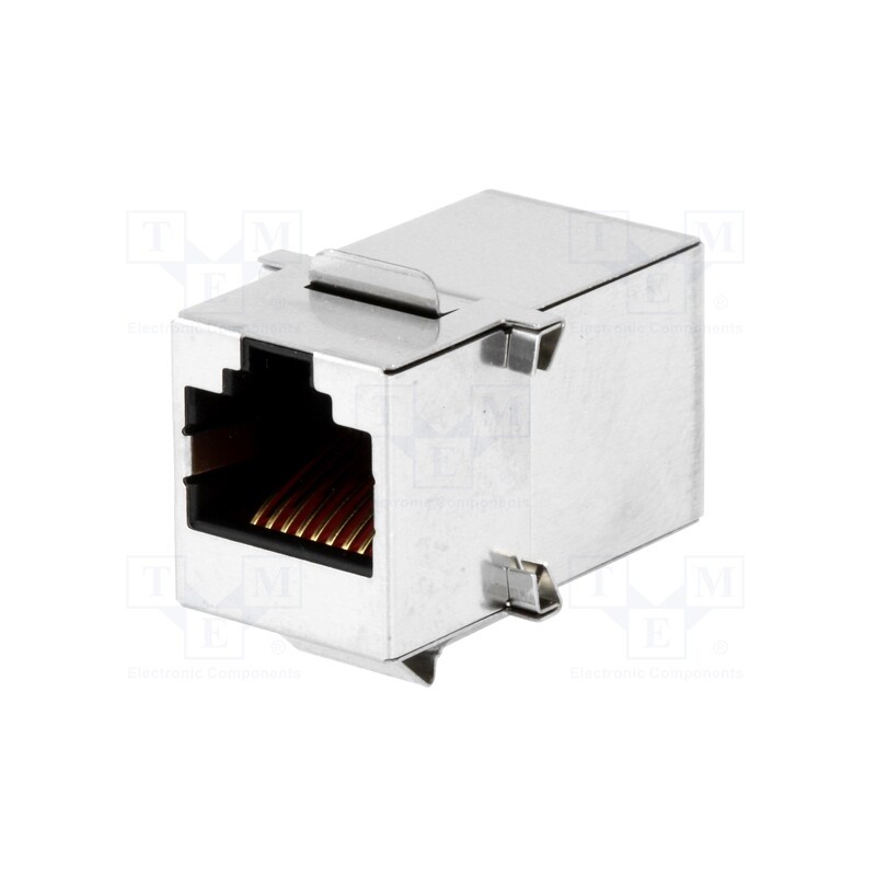 1 pcs x MH CONNECTORS - MH3101S-8821 - Coupler, Cat: 5, shielded, Layout: 8p8c, RJ45 socket,both sides