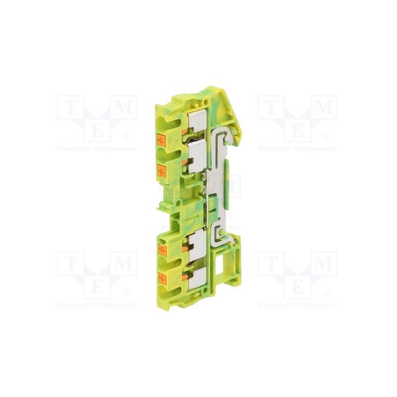 1 pcs x PHOENIX CONTACT - 3209594 - Splice terminal: rail, 0.14÷4mm2, ways: 1, terminals: 4, push-in