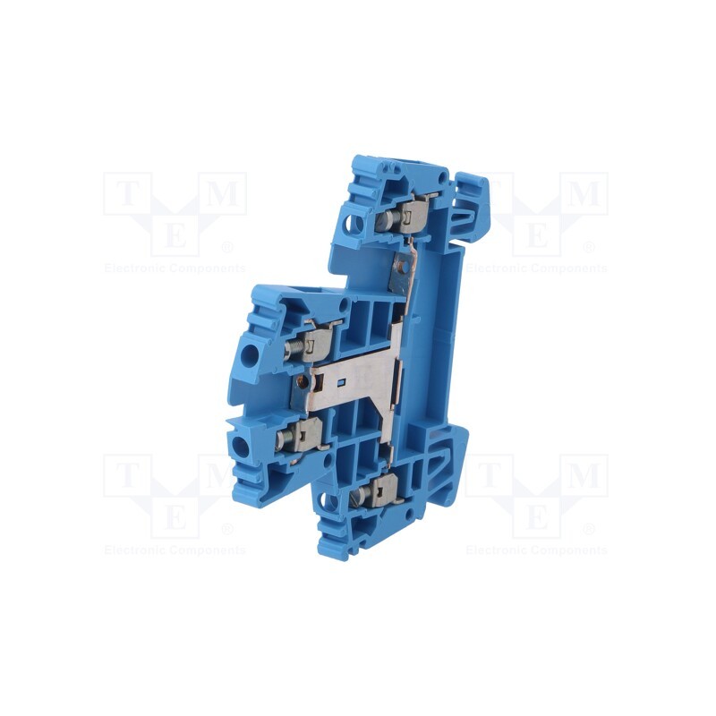 1 pcs x WEIDMu00dcLLER - 1022380000 WDK 2.5 BL - Splice terminal: rail, 2.5mm2, ways: 1, terminals: 4, blue, W, wemid