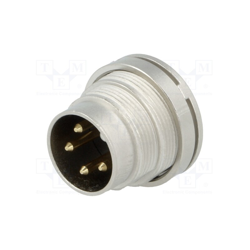 1 pcs x LUMBERG - SGV 40 - Connector: M16, socket, male, soldering, PIN: 4, 5A, 250V, IP40