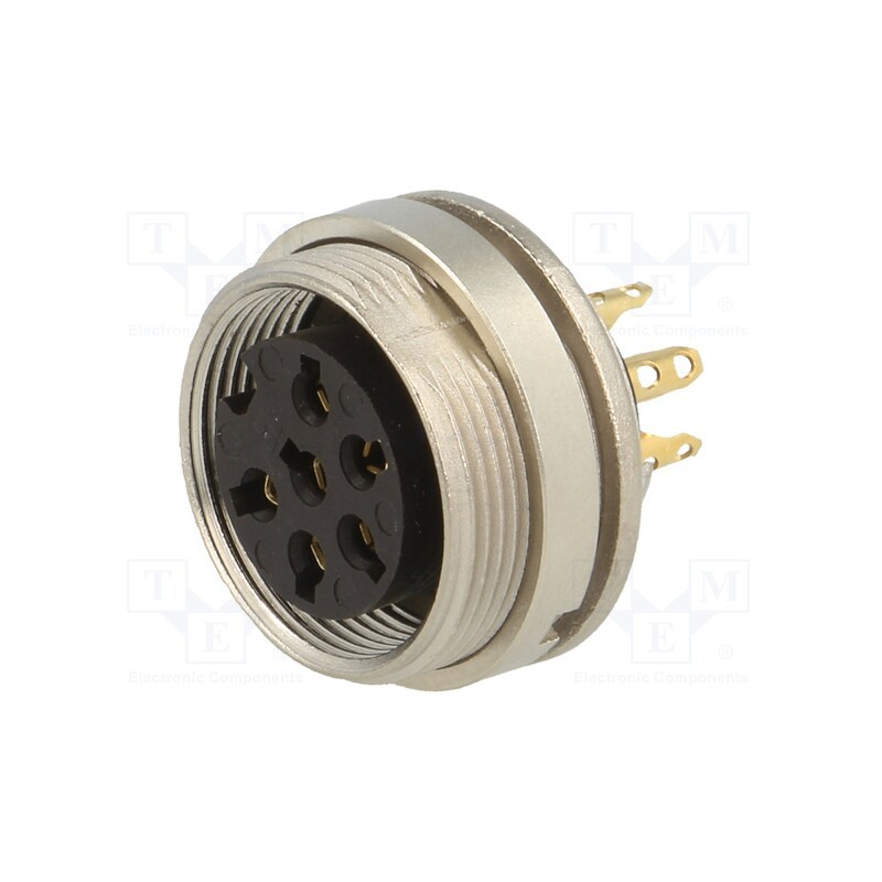 1 pcs x LUMBERG - KGV 60 - Connector: M16, socket, female, soldering, PIN: 6, 5A, 250V, IP40