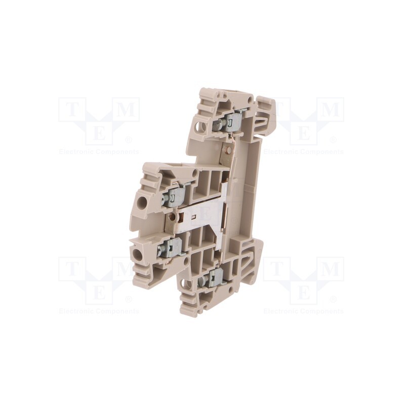 1 pcs x WEIDMu00dcLLER - 1022300000 WDK 2.5V - Splice terminal: rail, 2.5mm2, ways: 1, terminals: 4, beige, W, wemid