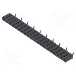 1 pcs x FISCHER ELEKTRONIK - 10027097 - Socket, pin strips, female, PIN: 20, straight, 2.54mm, SMT, 1x20