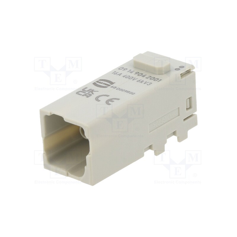 1 pcs x HARTING - 9149042001 - Connector: HDC, module, male, Han-Modular® Domino, PIN: 4
